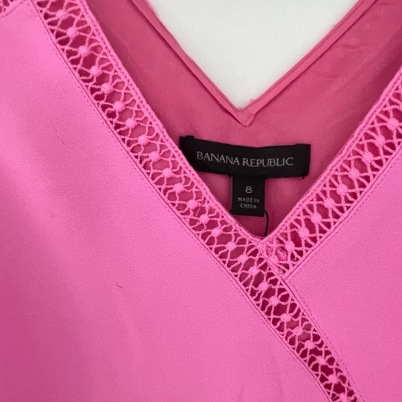 Banana Republic Pink V Dress - Picture 3 of 3